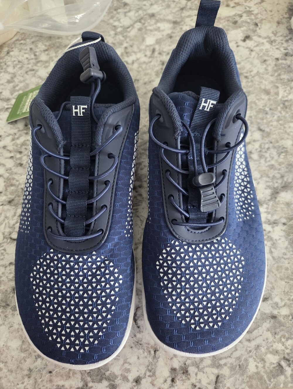 New Hike Barefeet Blue And White Shoes Sz Womens 8 -8.5 - Picture 2 of 9